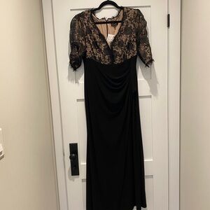 Black formal maxi dress